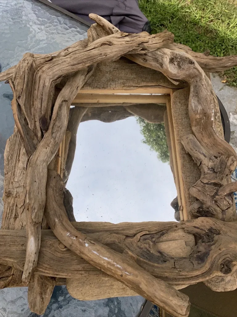 4. Driftwood Mirror Frame