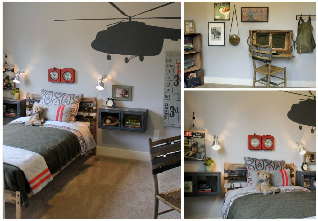 Essential Furniture Pieces for a Vintage Military Themed Bedroom