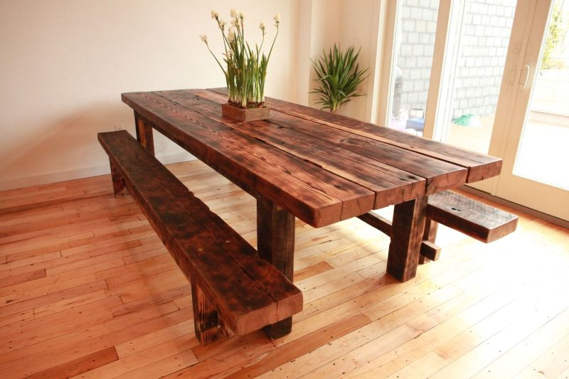 Elevate Your Space with a Unique Scrap Wood Table