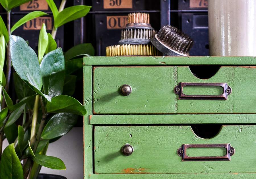 DIY Green Dresser Tutorial